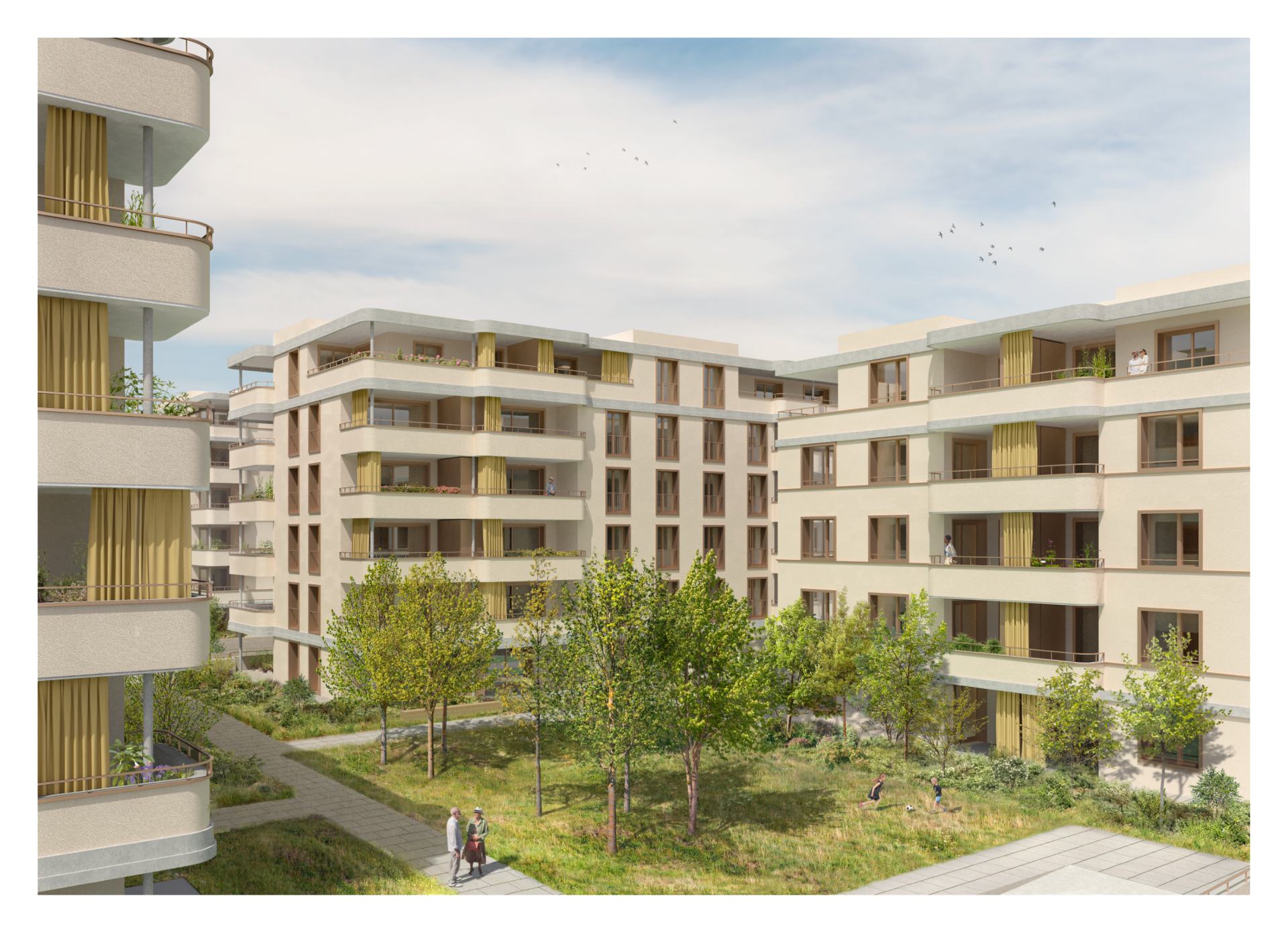 Prairie 3 – Surfaces commerciales de 63 m2 à 77 m2 au rez-de-chaussée